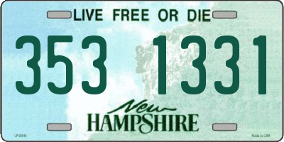 NH license plate 3531331
