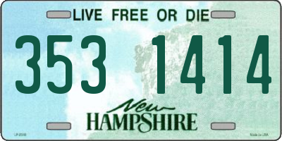 NH license plate 3531414