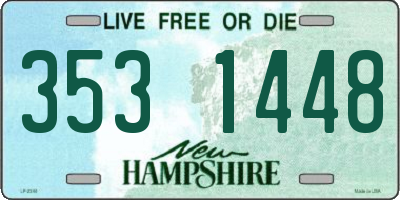 NH license plate 3531448