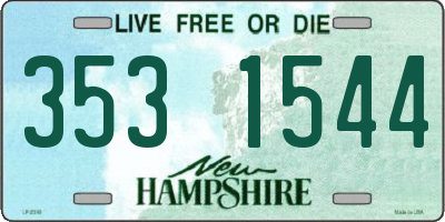 NH license plate 3531544