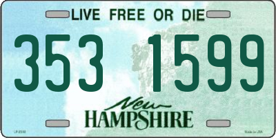 NH license plate 3531599