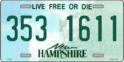 NH license plate 3531611