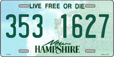 NH license plate 3531627