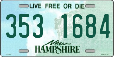 NH license plate 3531684