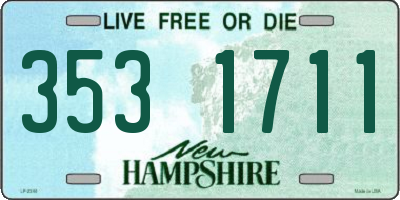 NH license plate 3531711