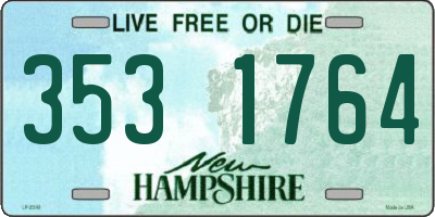 NH license plate 3531764