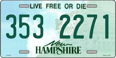 NH license plate 3532271