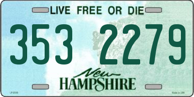 NH license plate 3532279