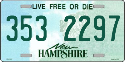 NH license plate 3532297