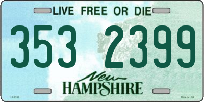 NH license plate 3532399