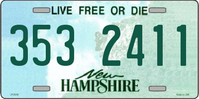 NH license plate 3532411