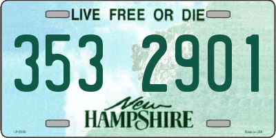 NH license plate 3532901