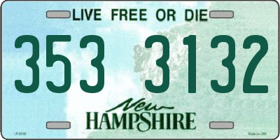 NH license plate 3533132