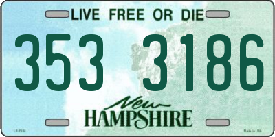 NH license plate 3533186