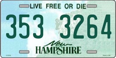 NH license plate 3533264