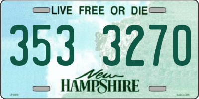 NH license plate 3533270