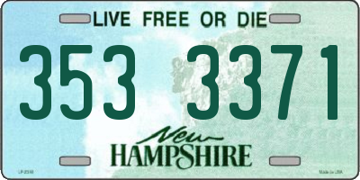 NH license plate 3533371