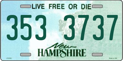 NH license plate 3533737