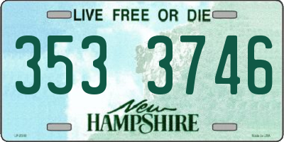 NH license plate 3533746