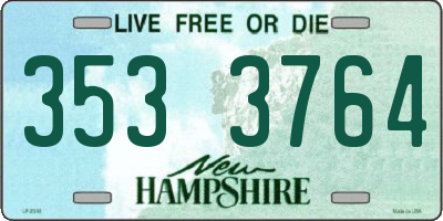 NH license plate 3533764