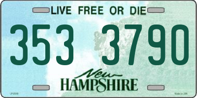 NH license plate 3533790