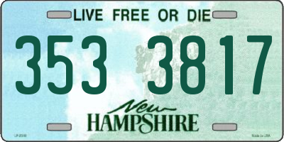 NH license plate 3533817