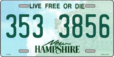 NH license plate 3533856