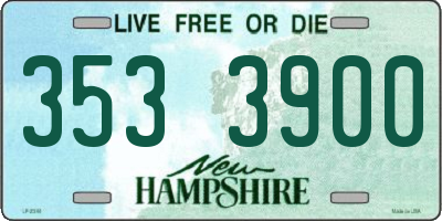 NH license plate 3533900