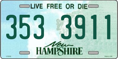 NH license plate 3533911