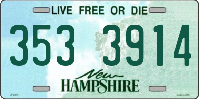 NH license plate 3533914