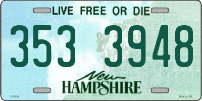 NH license plate 3533948