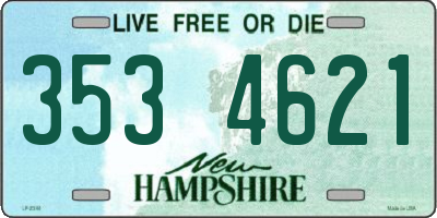 NH license plate 3534621