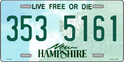NH license plate 3535161
