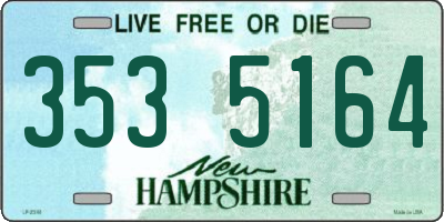 NH license plate 3535164
