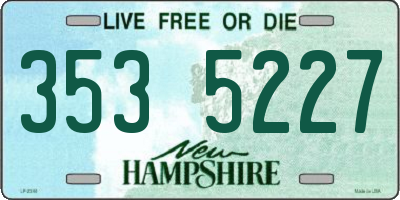 NH license plate 3535227