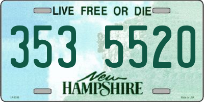 NH license plate 3535520