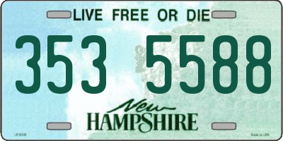 NH license plate 3535588