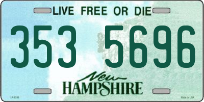 NH license plate 3535696