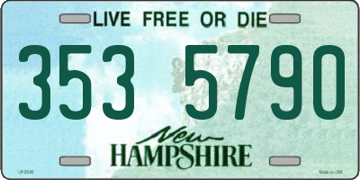 NH license plate 3535790