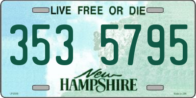 NH license plate 3535795
