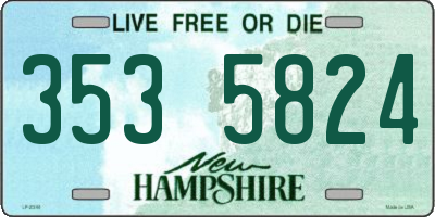 NH license plate 3535824