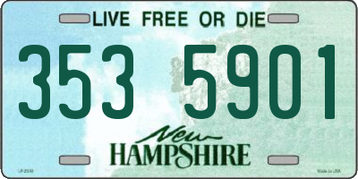 NH license plate 3535901