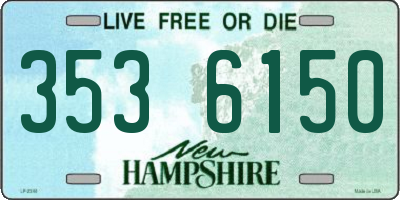 NH license plate 3536150