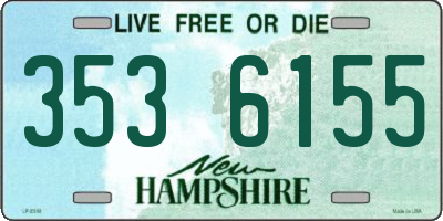 NH license plate 3536155