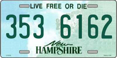 NH license plate 3536162