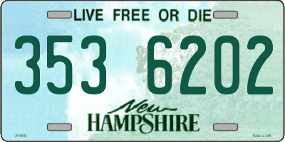 NH license plate 3536202