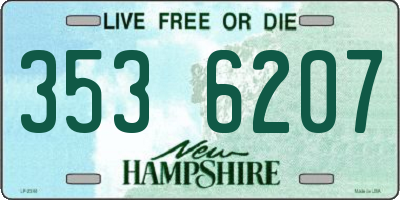 NH license plate 3536207