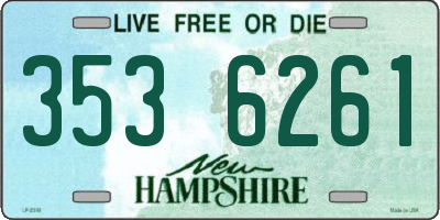 NH license plate 3536261