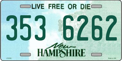 NH license plate 3536262