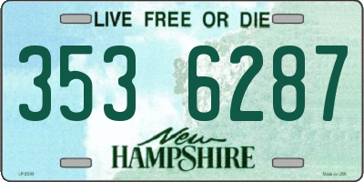 NH license plate 3536287